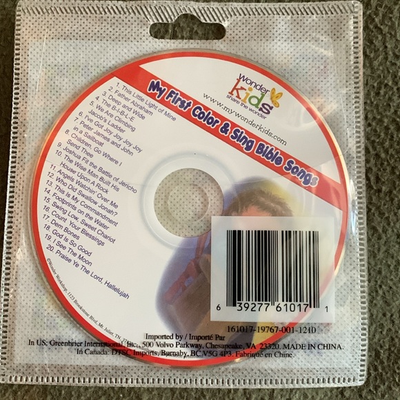 NIP Wonder Kids “My first color and Sing Bible Songs”. - Picture 2 of 3